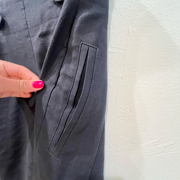 Women's Vintage Escada Linen Pants - Picture 5 of 7